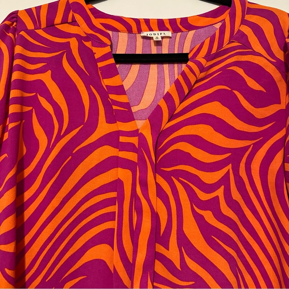 Jodifl Wild Journey Top pink orange size M - Picture 2 of 6